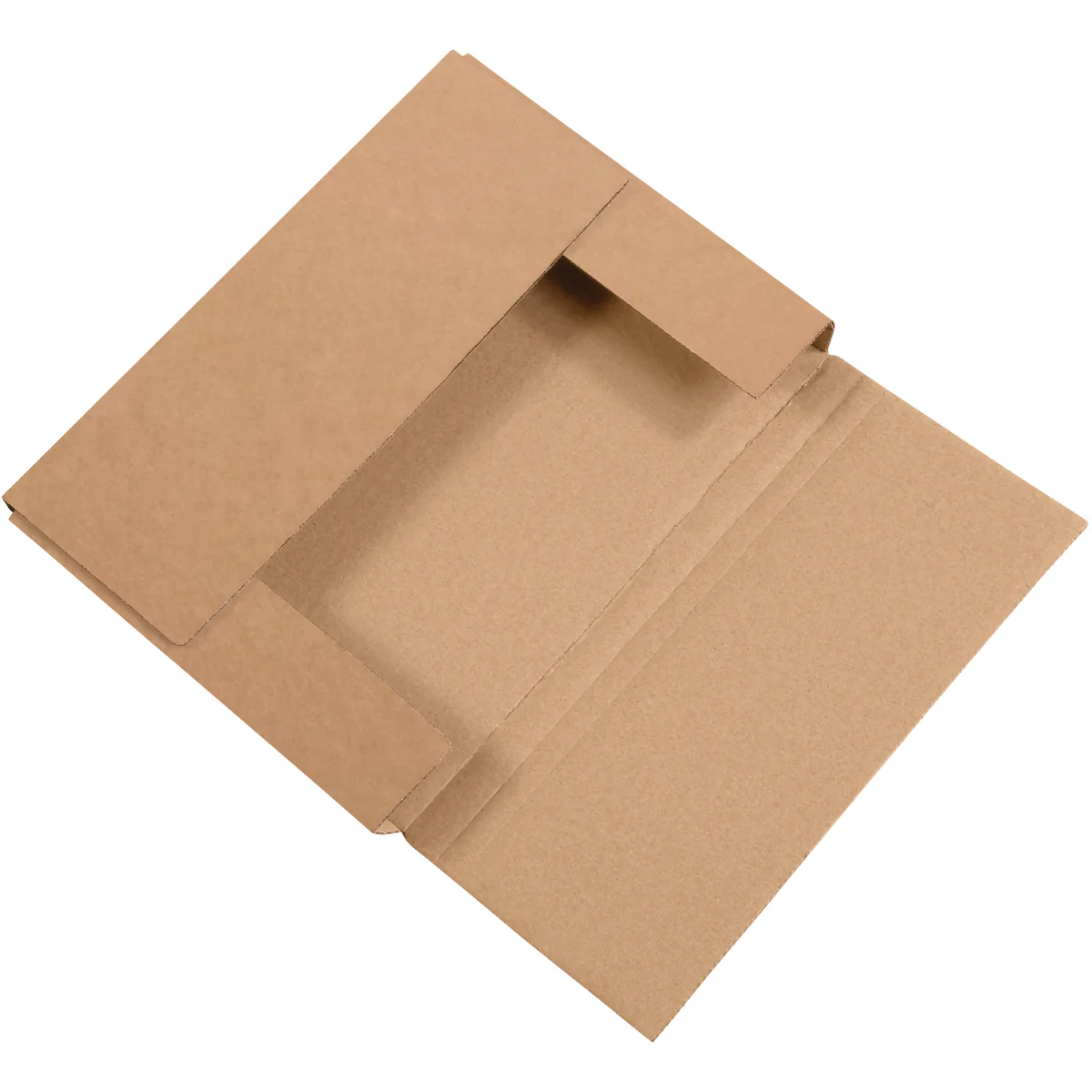 11 3/4 x 10 1/2 x 2 1/2 Kraft Easy-Fold Mailers 50/Bundle