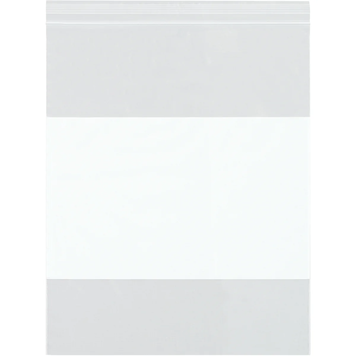 14 x 20 (2 mil) Reclosable Poly Bags With White Block 500/Case