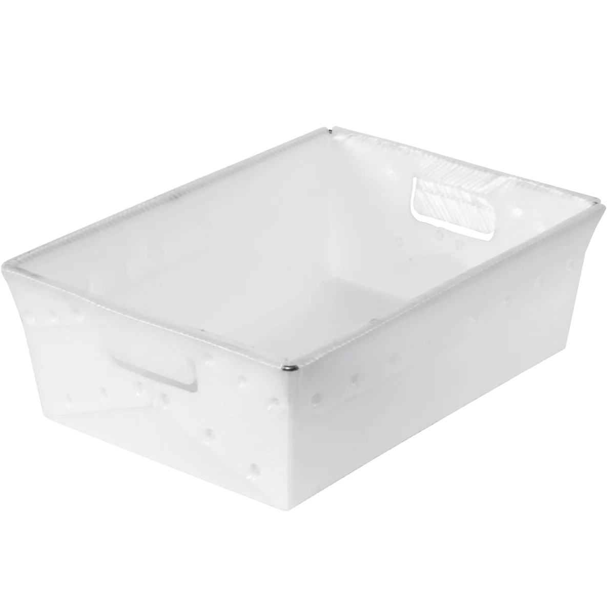 18 x 13 x 6 White Space Age Totes 6/Case