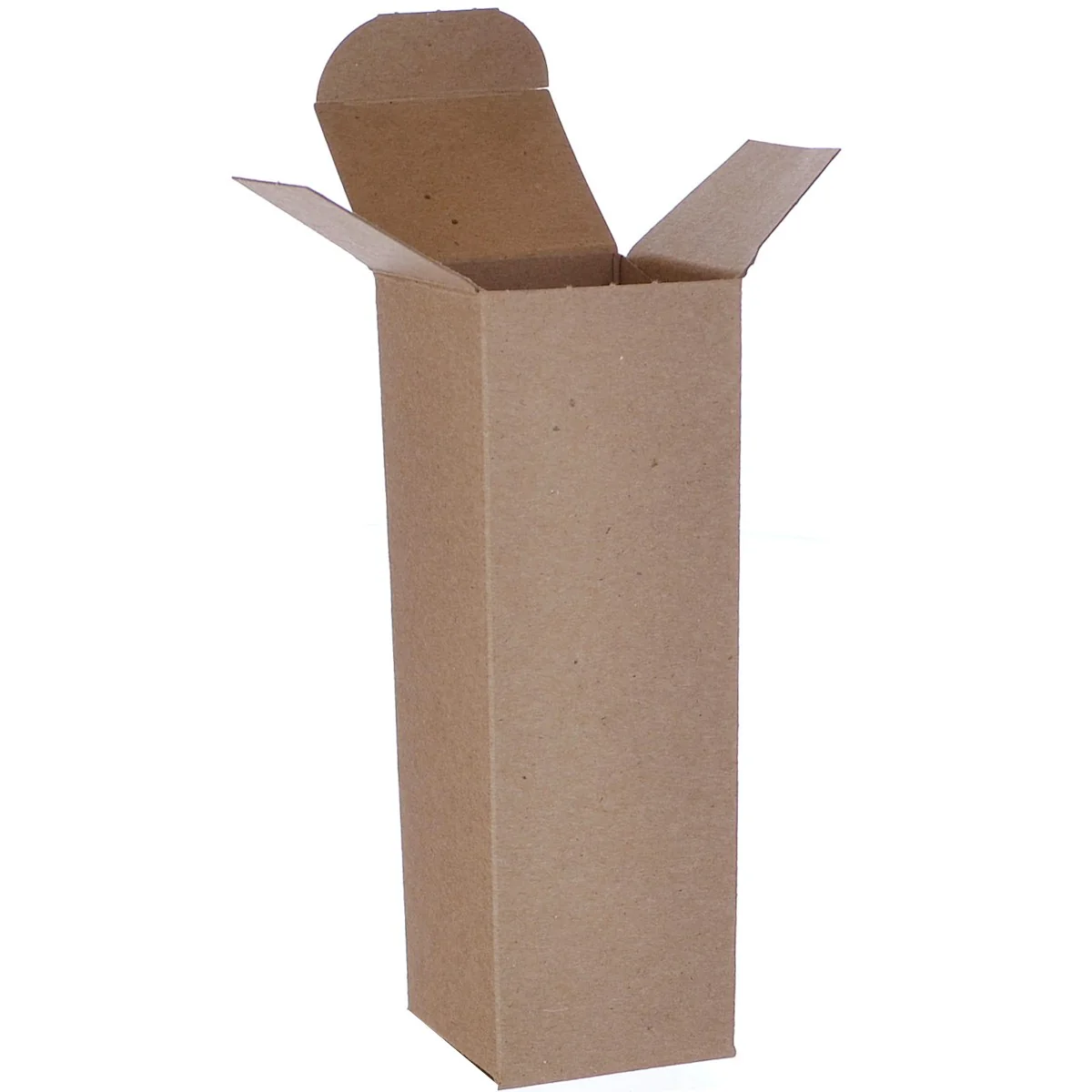 2 x 2 x 7 Brown 24pt 1-pc Chipboard Folding Carton 500/Case