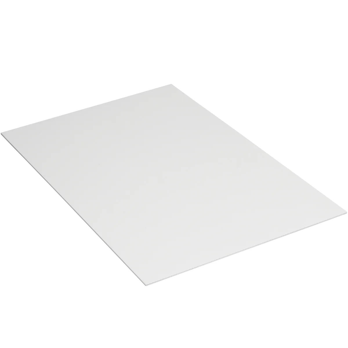 24 x 18 White Plastic Corrugated Sheets 10/Bundle