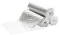 38 X 60 (17 micron) High Density Coreless Roll Liners (60 Gallons) - White 200/Case - Image 2