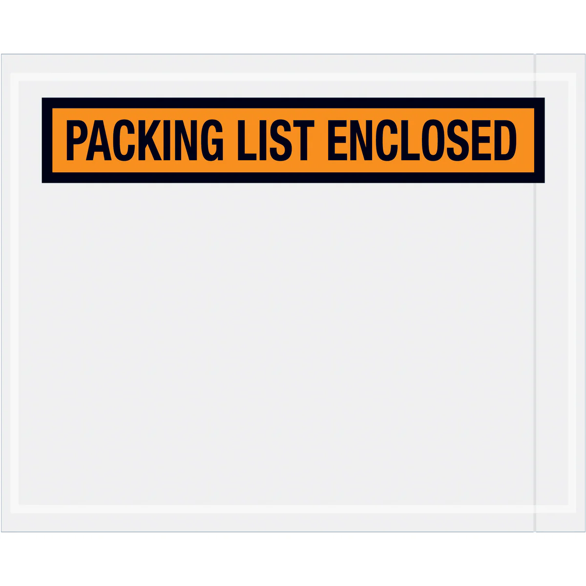 4-1/2 x 5-1/2 Packing List Enclosed Envelopes (Panel Face) - ORANGE 1000/Case