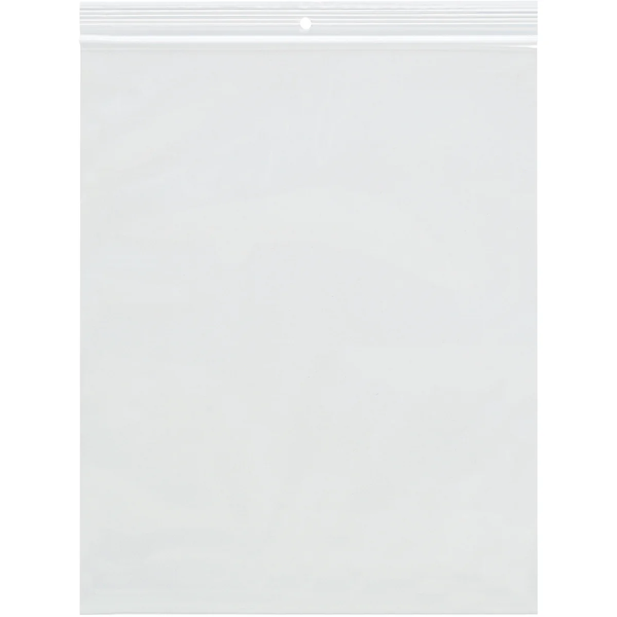 5 x 10 (2 mil) Reclosable Poly Bags With Hang Hole 1000/Case