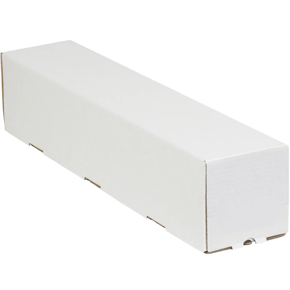 5 x 5 x 12 Square White Corrugated Mailing Tube 25/Bundle