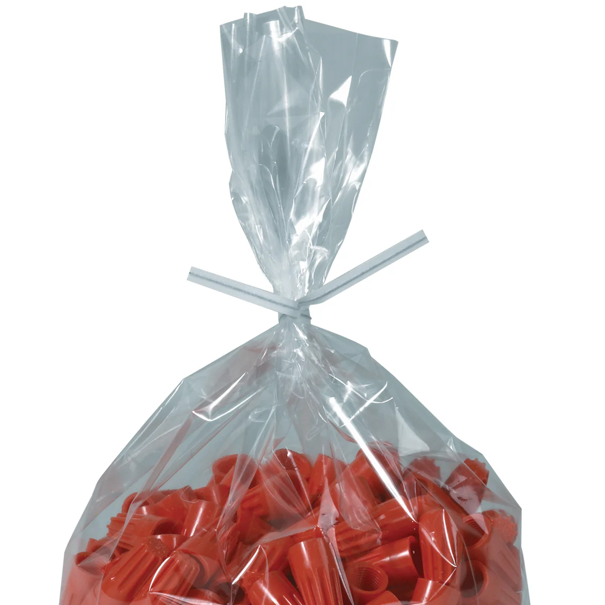 6 x 5/32 White Paper Twist Ties 2000/Case