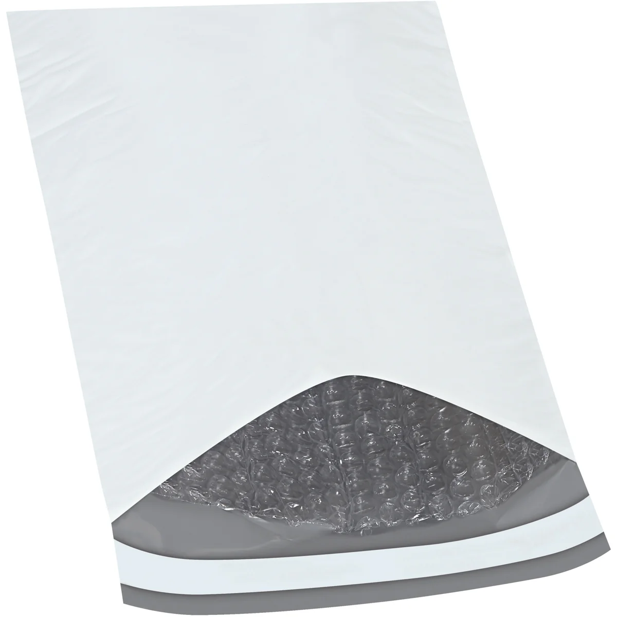 7 1/4 x 12 - #1 Self-Seal White Poly Bubble Mailers - 25/Case