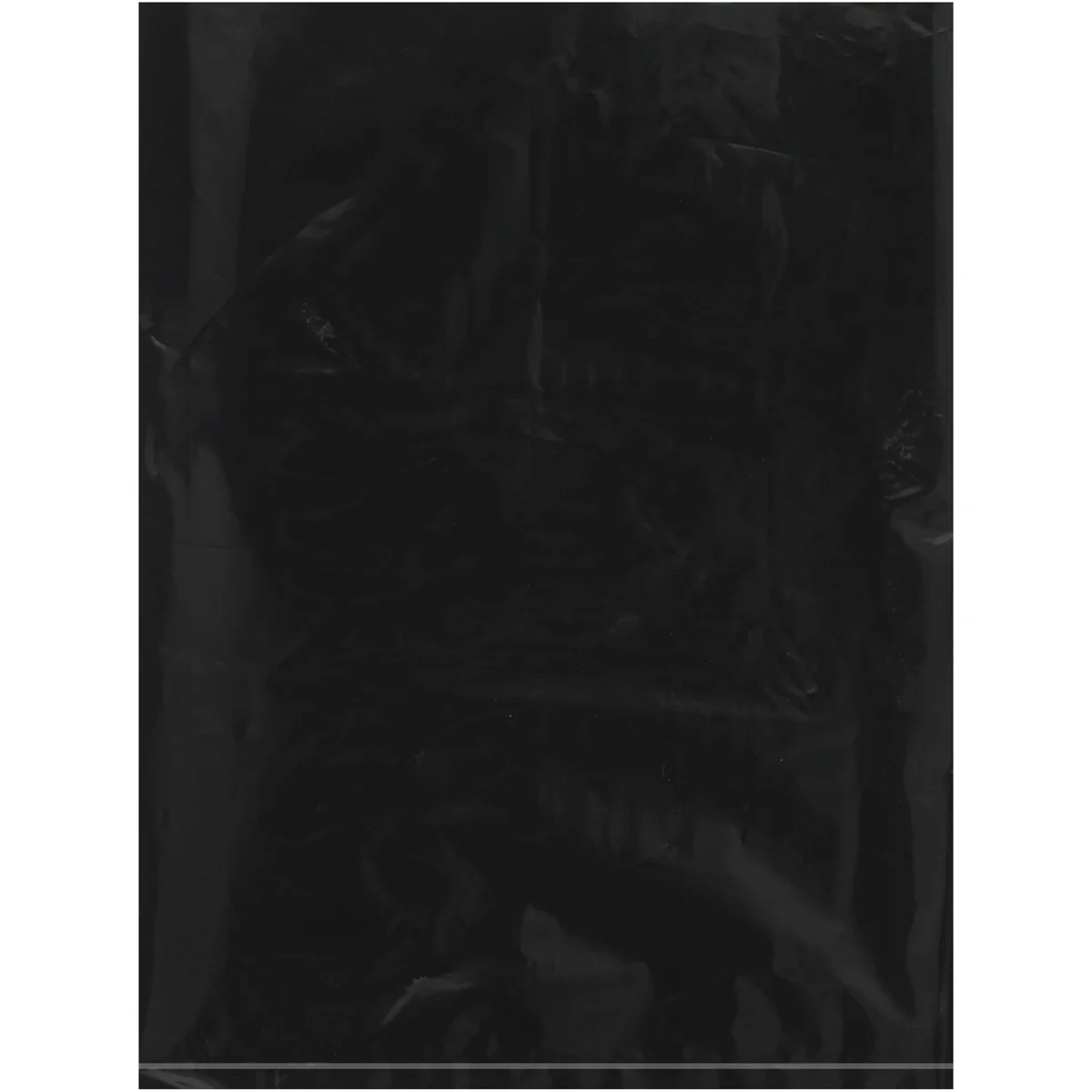 9 x 12 - 2 Mil Black Flat Poly Bags 1000/Case